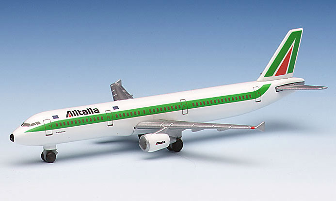 Airbus A321 Alitalia Herpa 508698 1:500 
